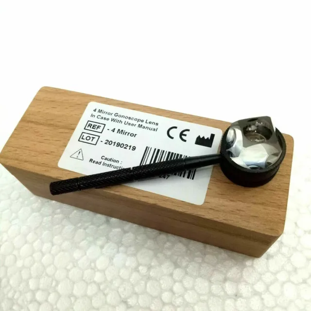 Top Quality Gonioscope With Wooden Box  free shipping