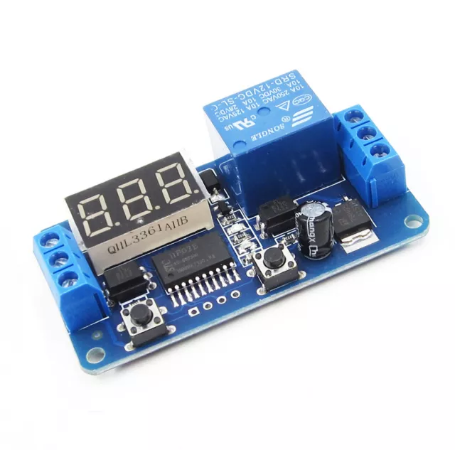 Adjustable Digital Delay Timer Control Schalter Relay Modul DC 12V new