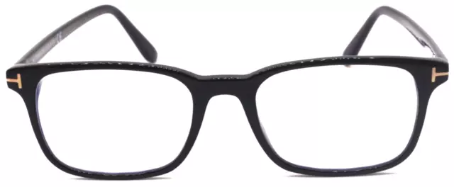 Brand New Tom Ford Tf 5831-B 001 Black Silver Authentic Frames Eyeglasses 51-18 3