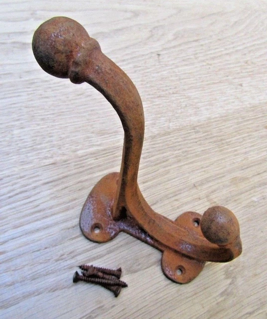 BALL TIP HALLSTAND LARGE - Hat & coat hook vintage old hanging hook hanger peg