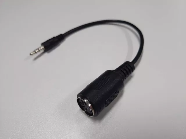 MIDI Adapter Breakout Cables - Audio Jack to DIN Female - Korg Arturia Akai