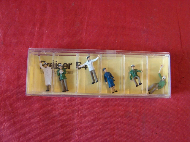 Preiser Ho 6 Policiers Circulation 64 Decor Train Electrique Boite Neuf