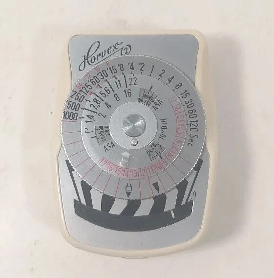 Vintage Horvex 2 Light Meter Metrawatt Leather Case Weston AG Nurnberg Germany
