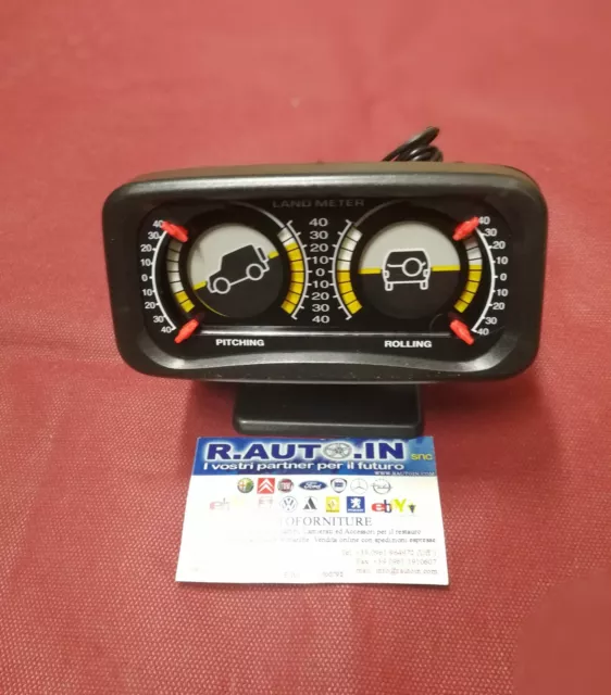 Inclinometro retroilluminato 12V rollio per Fiat Panda 91 1100