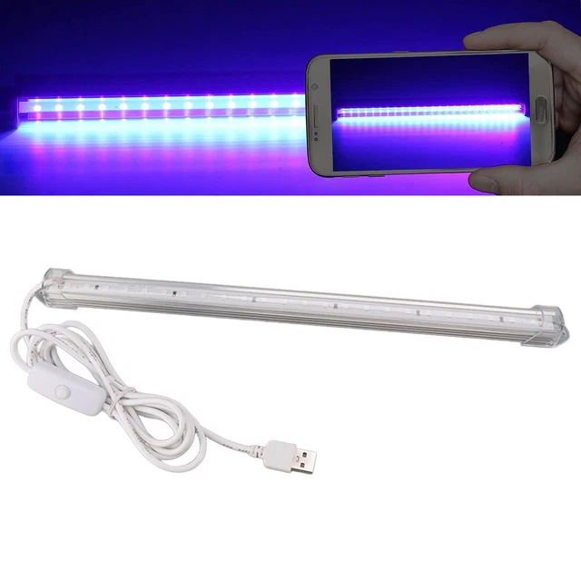 395nm Tube With 24 Light Beads Excellent Heat Dissipation USB Powered For