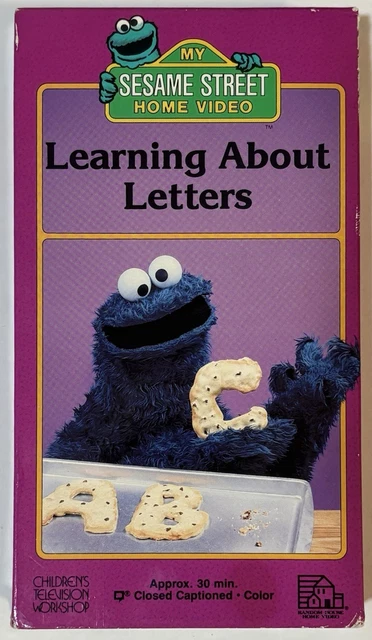 SESAME STREET LEARNING About Letters Original 1986 OOP Random House ...