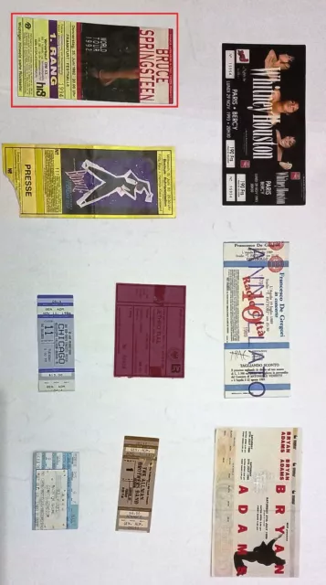 Biglietto Ticket Concerto Bruce Springsteen World Tour Frankfurt 25/6/1992