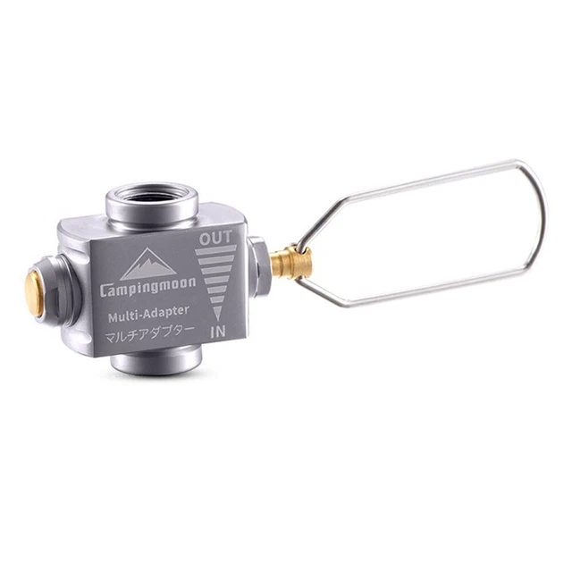 EASY TO USE Gas Saver Adapter for Lindal Valve Cylinders Camping