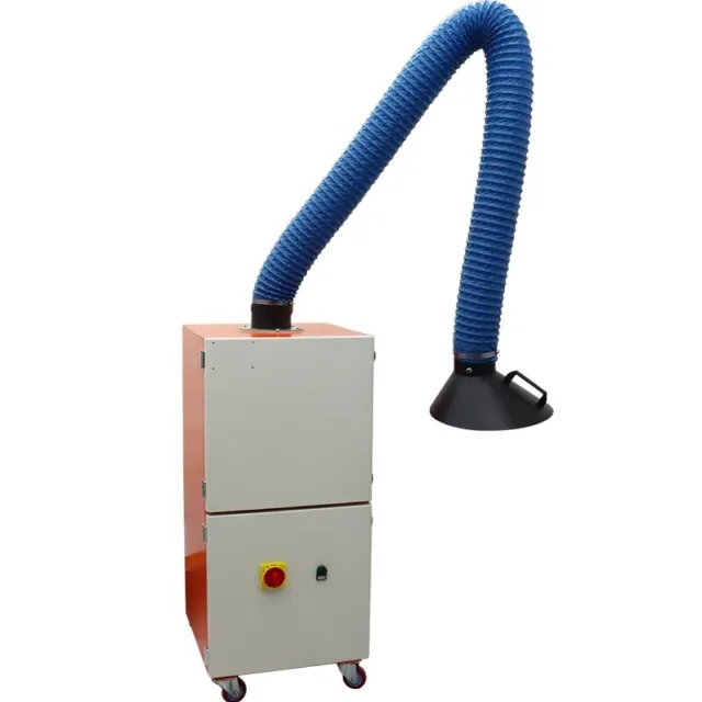 Single Suction Arm Exhaust Gas Purification Welding Fume Extractor 220V 1100W