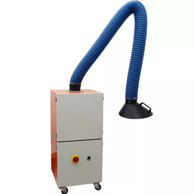 Single Suction Arm Exhaust Gas Purification Welding Fume Extractor 220V 1100W