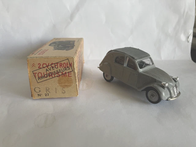 CITROËN 2CV AZL Bleu Glacier 1960 Jantes Bleues Voiture de Collection
