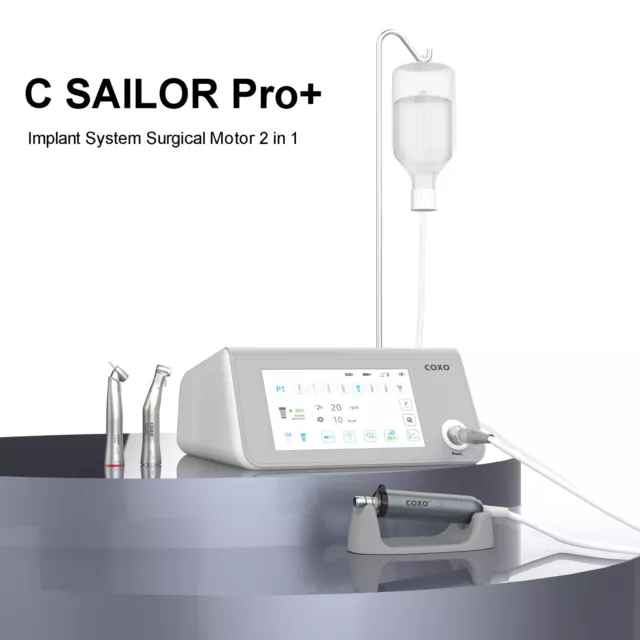 COXO C Sailor Pro+ Dental Implant System Surgical Motor 2 in 1 20:1 Handpiece