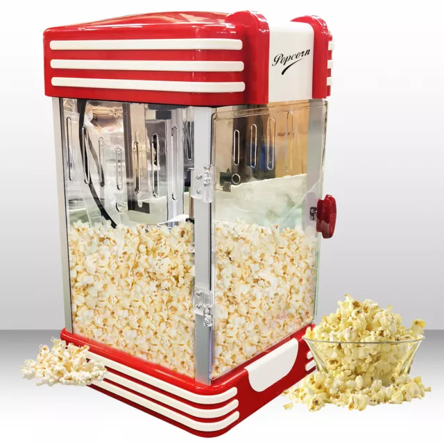 5Core Theater Style PRO Popcorn Machine Electric Hot Oil Popper 4 Oz Kettle 300W