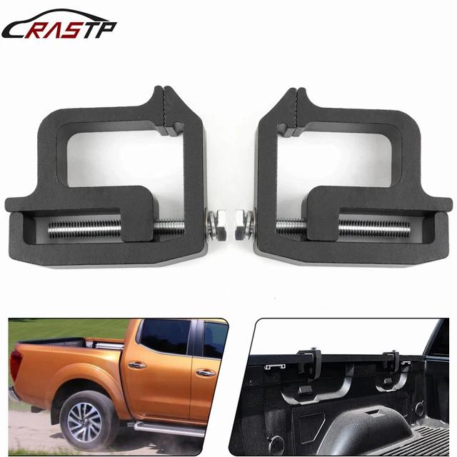 2PCS Black Truck Cap Topper Camper Shell Mounting Clamps Heavy Duty