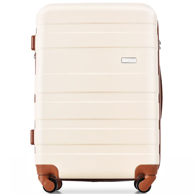 3 Piece Luggage Set ABS Hardshell Lightweight Suitcase Spinner Wheels TSA Lock 3