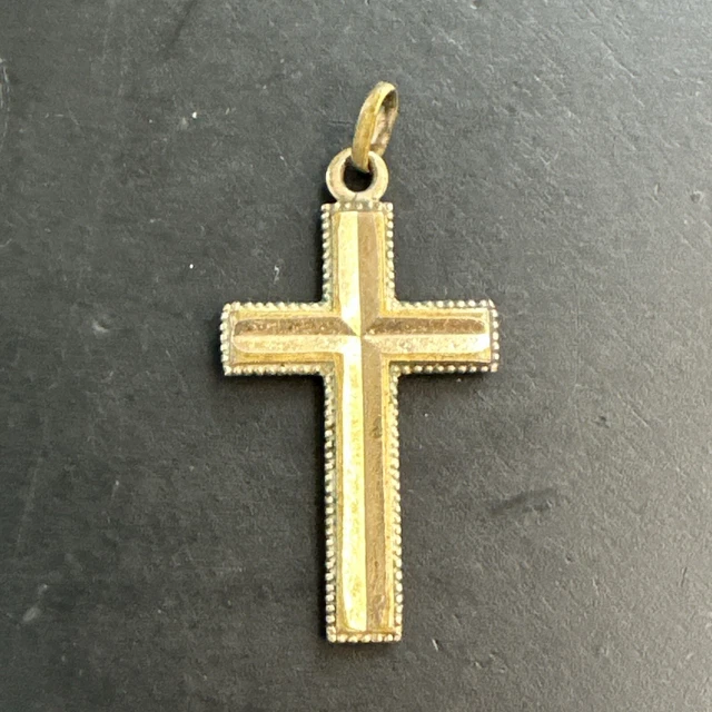 Pendentif Médaille Jésus-Christ Art Déco En Or Jaune 18 Carats Par Paul Brandt France 1920s