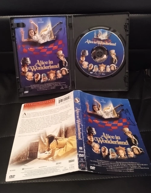 ALICE IN WONDERLAND Hallmark DVD 1999