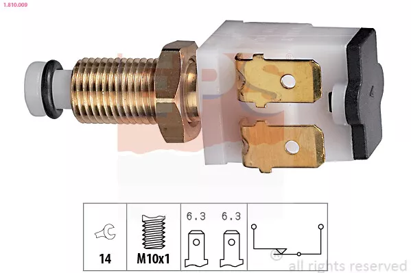 EPS 1.810.009 Brake Light Switch for CITROËN PEUGEOT