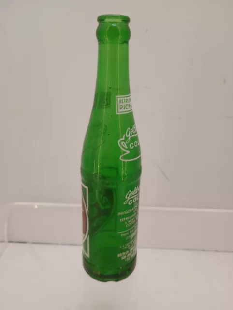 vtg '50's Acl Golden Cola Sun-drop Soda Bottle St. Louis  Refreshing As A Cup... 3