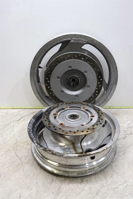 2000-2007 Honda Shadow 1100 Sabre Vt1100c2 Front & Rear Rim Wheel Set Pair