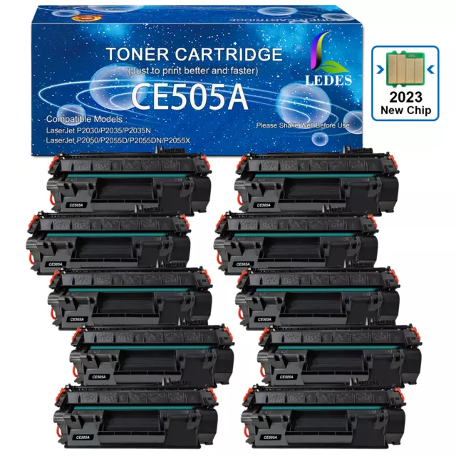 High Yield CE505A Toner Cartridge For HP 05A LaserJet P2035 P2035n P2050 Printer 2