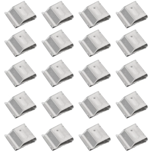 Abrazadera de cable fotovoltaico abrazaderas de cable clip de acero inoxidable Silver acero inoxidable