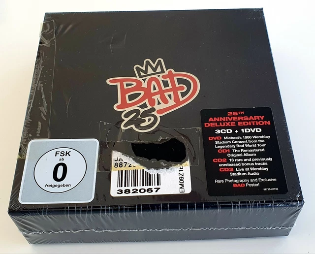 MICHAEL JACKSON BAD 25th Anniversary Deluxe Edition (3 CD + 1 DVD