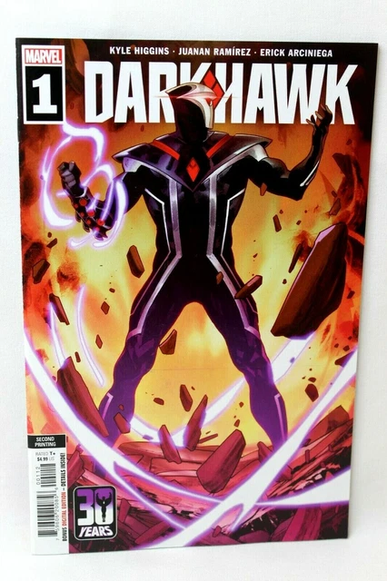Darkhawk #1 1st Conner Young 2nd Print Variant 2021 Marvel Comics F+