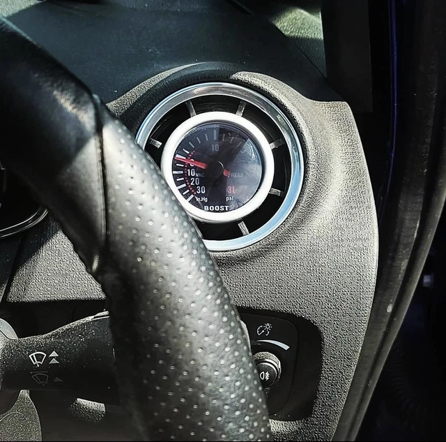 FORD FIESTA MK7 / MK7.5 ST + EcoBoost 52mm Boost Gauge Air Vent Adapter