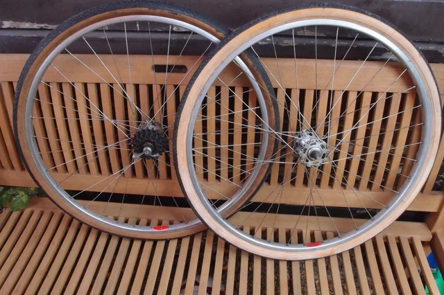 Paire De Roues Aluminium 650B Menal 51 – Pour Vélo Randonneuse Peugeot PH 60, Occasion