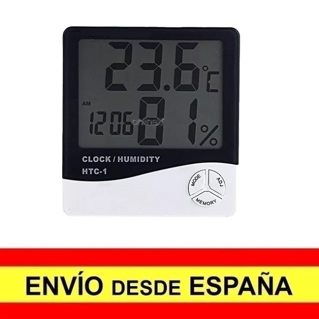 Termometro Digital Interior/ Exterior LCD Temperatura Humedad EnvÍo 24-48H a3277