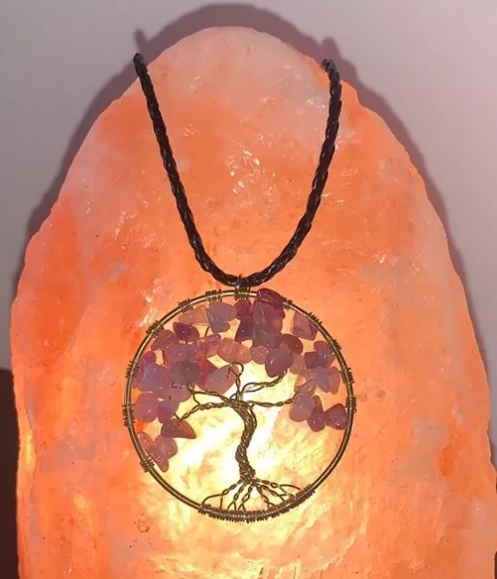 Collier en cuir avec pendentif arbre de vie. Collier en cuir - J'ai dit arbre de vie 2