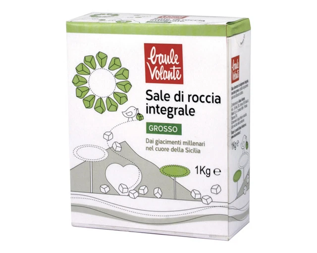 Sale di roccia integrale di Petralia Soprana grosso 1 kg