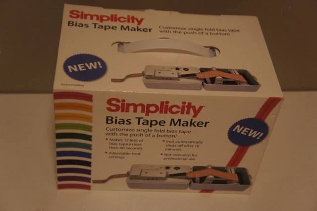 Simplicity 881925 Bias Tape Maker - Tested and Working Simplicity 881925 Bias Tape Maker - Tested and Working