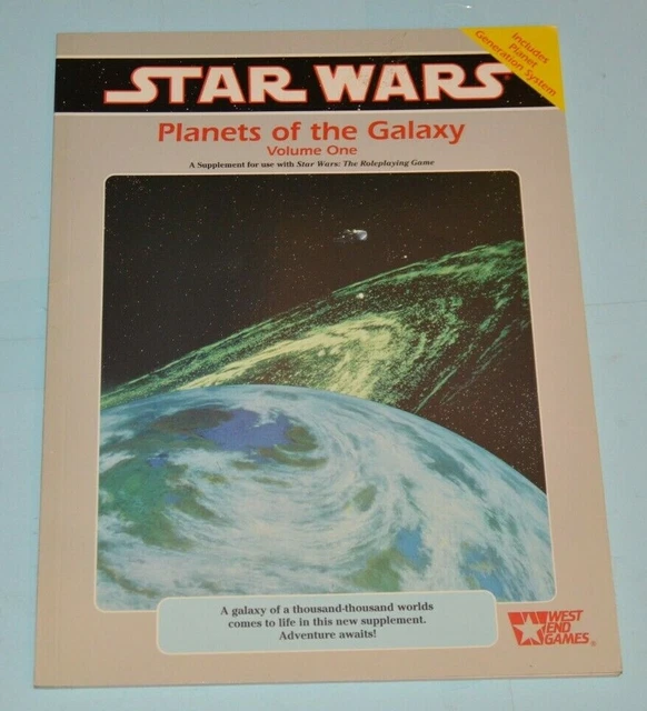 STAR WARS The Far Orbit Project RPG JDR supplement RARE WEG West End Games