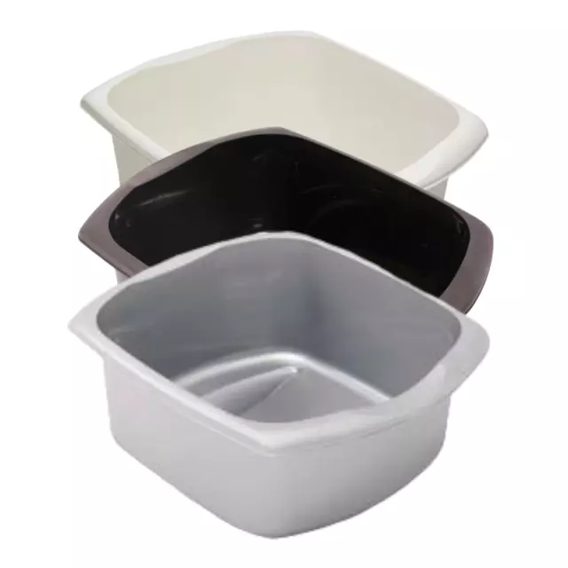 Addis 9.5L Plastic Washing Up Bowl Large Rectangular Kitchen Basin Sink Bowl