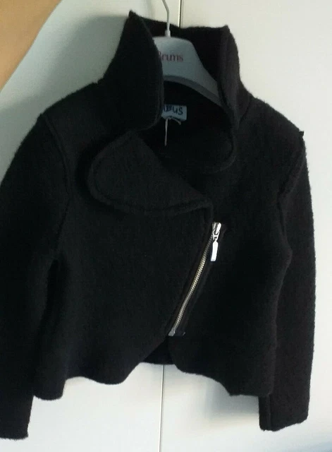 Giacca di lana giubbotto cerniera, bambina, 4-5 anni 110cm, balza, nuovo.