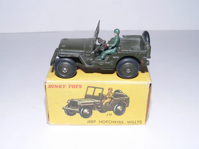 Dinky Toys 828 Jeep Porte-Fusées SS 10 - 1:43 - Rare Avec Boîte - France
