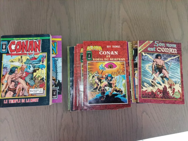 Collection de Conan le barbare edition POCKET- AREDIT - DEMON