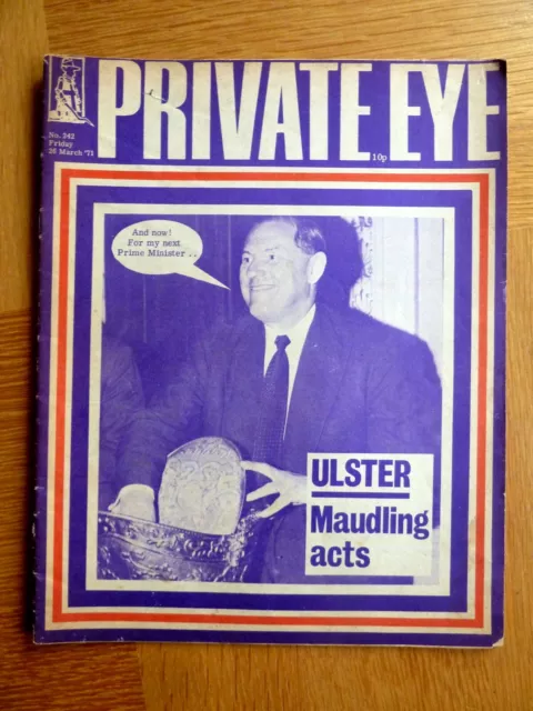 PRIVATE EYE - Vintage Satirical Political News Humour Magazine - 26th Mar 1971