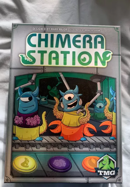 Chimera Station TMG Deluxified Board Game - 3d Printed Insert & Metal Coins