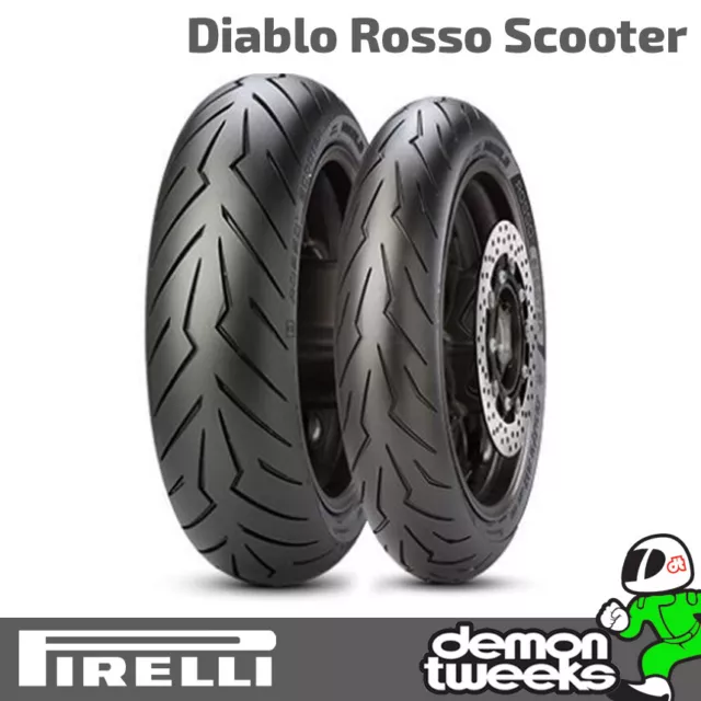 Pirelli Diablo Rosso Scooter Tyre 120/70 12 58P TL