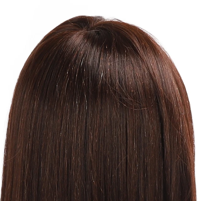 Synthetic Hair Hairdresser Head 85 Percent Real Hair Braiding Training Cosme Zz1