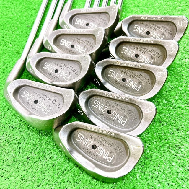 Set De Fers Ping Eye2 Cuivre Béryllium Point Orange - 9 Clubs (#3-9, W