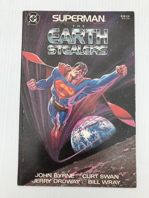 SUPERMAN The Earth Stealers DC Comics. Graphic Novel 1988 John Byrne