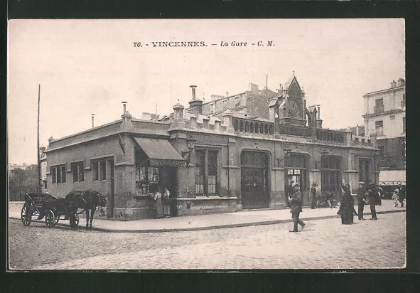 CPA Vincennes, La Gare, La Gare