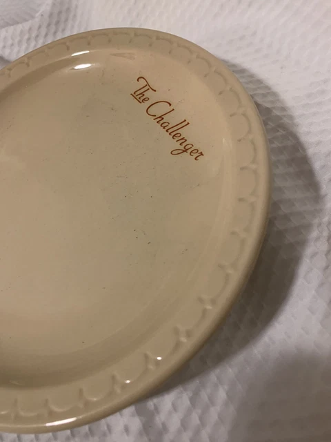 The Challenger Syracuse CHINA 6.5” PLATE DISH TRAIN RAILROAD ECONO-RIM 3