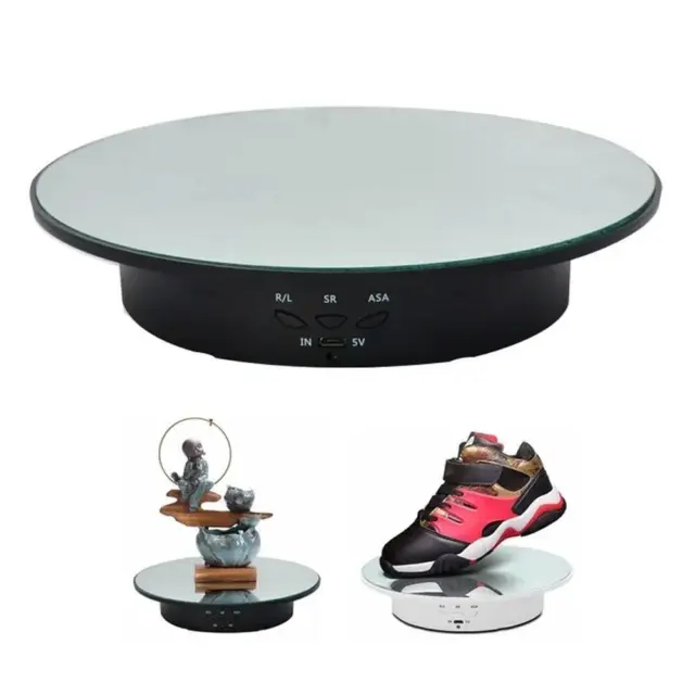 Motorized Display Stand For Photography Products 360 Electric Turntable U6S5