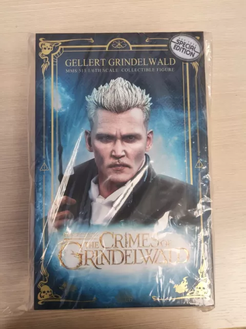 Fantastic Beasts Gellert Grindelwald 1/6 Action Figure Hot Toys Sideshow MMS513