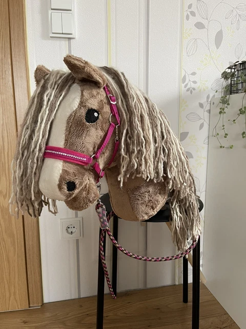 DvBCNMe Aufblasbare Pferdekopf-Stäbe - 3er Set Hobby Horsing Spielzeug Für Kinder